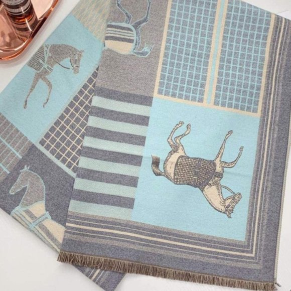 Anthro Kerri Horse Poncho Scarf - Picture 4 of 8